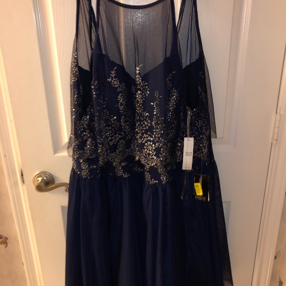 Navy Homecoming Dress